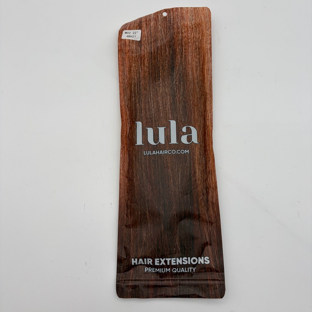 Lula Hair Extensions Women 22" Brown 4BH27 Premium Quality M02 Synthetic Hair